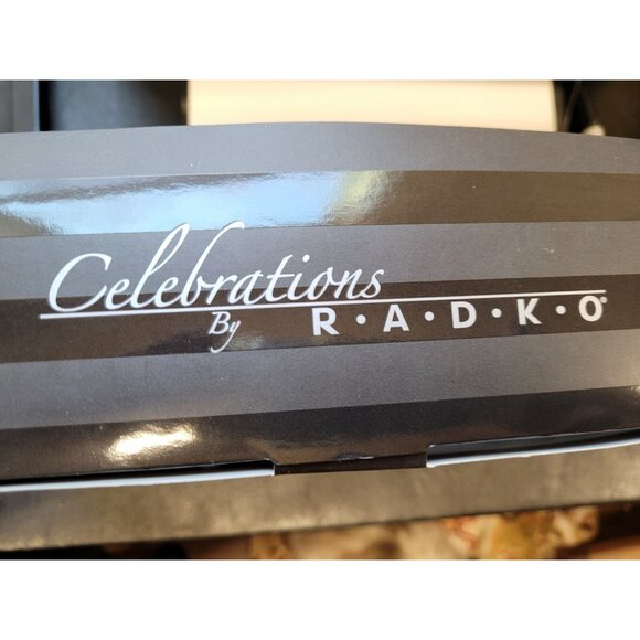 Radko Set 6 Christmas Tree Ornaments 2011 Hand Crafted Glass Celabration Decor - Picture 10 of 10